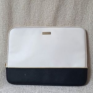 Kate Spade Laptop Case Black white